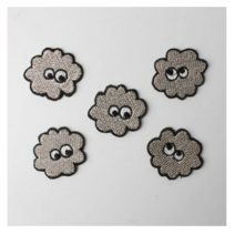 패션포인트 미니 자수 와펜 38 x 34 mm, 뭉치, 20개입