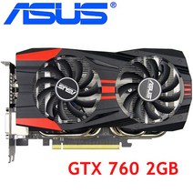 GTX750 ASUS 비디오 그래픽 카드 GTX 760 2GB 256Bit GDDR5 nVIDIA Geforce GTX760 용 750 ti보다 강력한, 한개옵션0