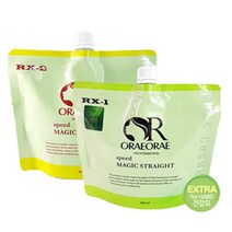 ORAEORAE 쫙~펴지는 오래오래 프로페셔널 스피드 볼륨매직 스트레이트(건강모) 1제500ml+2제500ml