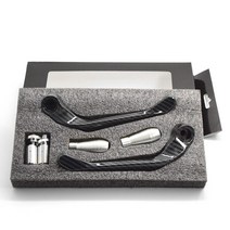 오토바이 핸들 바 그립 가드 브레이크 클러치 레버 혼다 CBR CBR125R 2005 CB190 모든 년 2022, 18 sliver