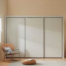 한샘 피카 슬라이딩 붙박이장 뉴 그레이 선반형 17종/택1, N형 380~390(12.5자~13자)(N)