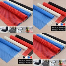 잘라쓰는 논슬립매트 45X90CM - 블랙 냉장고매트 실리콘식탁매트, 30x80cm - 블루