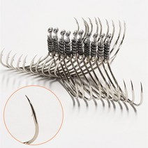 숭어바늘 대-10개입 훌치기바늘 3단채비 숭어낚시