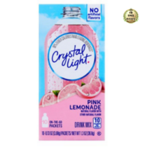 라이브잇 크리스탈라이트 온더고 핑크레몬에이드 분말, 36개, 10개입, 3.68g