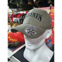 마린스퀘어 대한민국 해병대 국방색(MARINES)모자