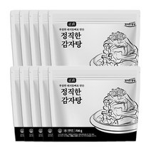 정직한 감자탕 700g 12팩 국내산 돼지뼈 우거지 듬뿍 밥 한공기 뚝딱 간편 용량 살코기 가득 등뼈 사용 홈파티 집들이 캠핑 볶음밥