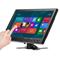 15인치터치모니터 15인치 모니터 휴대용 소형 10.1 인치 스크린 컴퓨터 pc vga, 12인치 1366x768