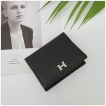 허쉬백 소가죽 반지갑 카드지갑 여자 남자 명함케이스