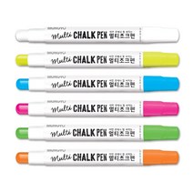 문교 멀티초크펜 워터초크 멀티펜 물분필 물칠판 보드 분필, 주황