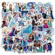 겨울왕국 50종 캐리어 노트북 방수 데코스티커