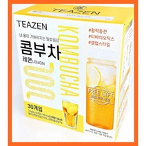 [씨제이마켓] 티젠 콤부차 레몬 5g*30p (+보틀포함) (티바이오틱스/활력충전/BTS 콤부차레몬맛/정국 콤부차레몬맛)