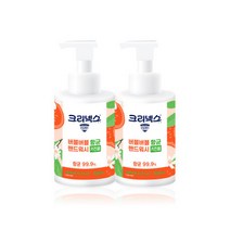 크리넥스 버블버블 항균 키친 핸드워시 레드루바브향 500mlx2개, 버블버블 항균 키친 핸드워시 레
