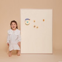 [바보사랑] 릴리 원톤 M 유아 자석 칠판 보드, 색상:그린 / 프레임:블랙