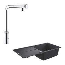 그로헤 GROHE ZEDRA 싱크 수전 B003KHLKF4, 한 가지 색상/크롬