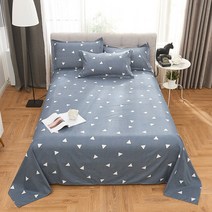 라지킹침대 퀸 킹 침대 플랫 시트 Comefortable 서리로 덥은 기숙사 청소년 매트리스 커버 일반 침구 Bedsheet, [04] 230cmX250cm, [05] 5