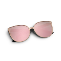Barbie 캣아이 XXL 프린세스 바비 핑크 오버사이즈 메탈 미러 여성 선글라스 GAFAS