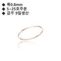 로이드 기계식 플랫 18k 골드 미스링 반지 LRS21177G 뉴코아창원점