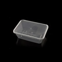 내열 사각 용기 ( 투명 검정) 500개 (500ml 650ml 750ml), T-750A(투명)