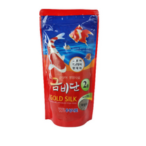 금비단 골드실크 금붕어 잉어 사료 중간 입자 2호, 250g, 1개