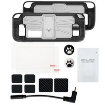 스팀덱 독 스팀 덱 스킨 악세사리 데크 게임 콘솔용 케이스 소프트 보호 쉘 액세서리 TPU + PC 케이스 충격 방지 안티 드롭 백 커버, Transparent, CHINA