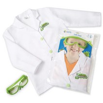 어린이 실험가운 세트 실험복 안경 과학실습 역할놀이 3-6세 완구 교사 학교 돌봄교실