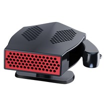 저소음 서큘레이터 선풍기 12V 150W 전기 순환 각도 조절 김서림 방지 자동차 히터 빠른 난방 쉬운 설치, 한개옵션0