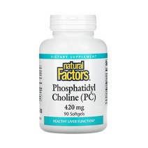 네추럴팩터스 포스파티딜 콜린 420mg 90소프트젤