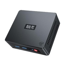 미니 PC 데스크탑 사무용 초소형 게임 쿼드 코어 사무실 가정용 팬리스 세컨 컴, 128GB, 8GB