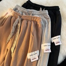 여성 기모 조거 팬츠 융 하체비만 키작녀 밍크 트레이닝 조커 바지