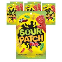 사워패치 키즈 사우어 댄 스위트 소프트 앤 츄이 캔디 226g, 신맛(Sour), 6개