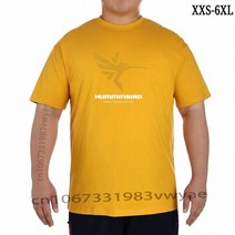 어군 탐지기 어탐기 어신 감지기 패션 남성 코튼 T 셔츠 Humminbird 물고기 찾기 라운드 넥 탑 블랙 사이즈, 09 Men Ginger_01 XXS