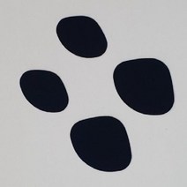 신발 운동화 뒷꿈치 구멍 수선 보수 패치 스티커 블랙, 7개