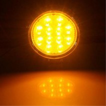 각도조절 차량 보조경광등 서치라이트 비상등 어린이보호 써치램프 취재, 옐로우