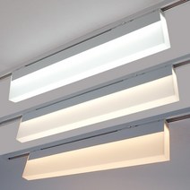 LED 루버 레일등 T5 레일조명 광폭 라인조명 일자등 티라인, YD 루버 레일등 60W 1200mm, 주광색