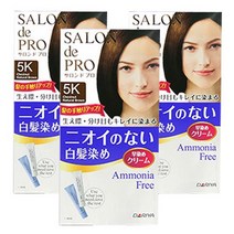 다리야 살롱드프로무향료헤어칼라 부분염색약 여성용3개세트 밝은 새치염색 새치커버 흰머리염색 일본염색약, 1개, 5K