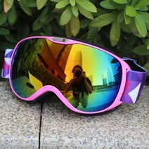 스키 노도보드 안개 방지 UV400 더블 렌즈 고글 성인용 야외 스포츠 어린이 스노우 보드 보호 안경 여성 남성