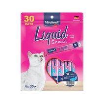 고양이 츄르 몽땅펫 비타크래프트 리퀴드스낵 (연어+오메가3), 30P, 8팩