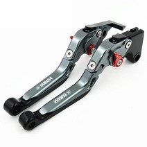 야마하 MT03/07/09 YZF-R1/R3/R6 엔맥스 파킹브레이크레바 폴딩레버 주차레버 비보뉴, 티타늄색, 1개