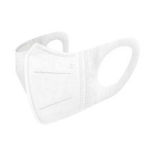 ISEE아이시3D 3중입체형 일회용 마스크[성인][대한민국KOTITI인증]숨쉬기 편한마스크 60매입, 화이트, M(중형)