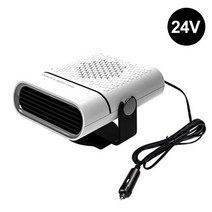 캠핑용 무시동 히터 차박 시가잭히터 12v24v 500w 창 디미스터 범용 자동 뜨거운, 24v 흰색