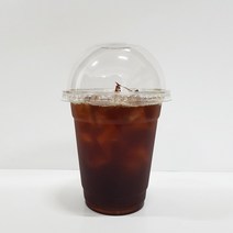 커피바바 92파이 14온스 아이스컵 + 돔뚜껑 세트, 3세트, 100개입, 420ml