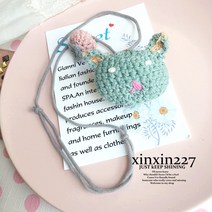 목걸이 227 장식 가을겨울 애니매이션 털실 애니멀 리틀베어 곰머리 조절가능 길이 택배