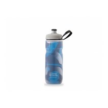 폴라 컨텐더 보냉 20온스(600ml) 24온스(710ml) 자전거 물통, CHARCOAL+SILVER