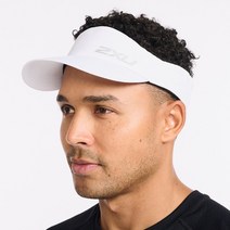 [2XU] 런 바이저 모자 (벨크로 타입) 2XU RUN VISOR, WHITE