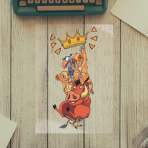 The Lion King 의류 패치 비닐 스티커, 374B, 1개