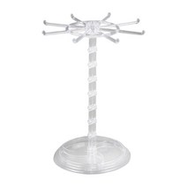 QDY Scrunchie 귀걸이 반지에 대 한 보석 주최자 보석 디스플레이 목걸이 홀더, 다른, 플라스틱, 톨 클리어