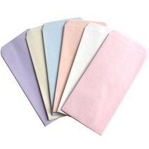 아이비스 1000 한지봉투(컬러) 낱개 상품 X 12개 묶음, 분홍색