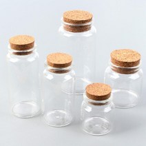 카페 인테리어소품 장식용 유리병 10p 카페소품, 37x70mm