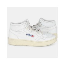 디몬트 22 F/W 오트리 남성 메달리스트 레더 미드탑(올화이트) AUMM GG04