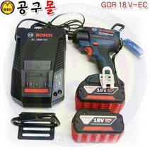 브러쉬리스 임팩트렌치&드라이버 GDX18V-EC (18V 4.0Ah B2)+L-BOXX BOSCH/보쉬/충전렌치/충전드라이버